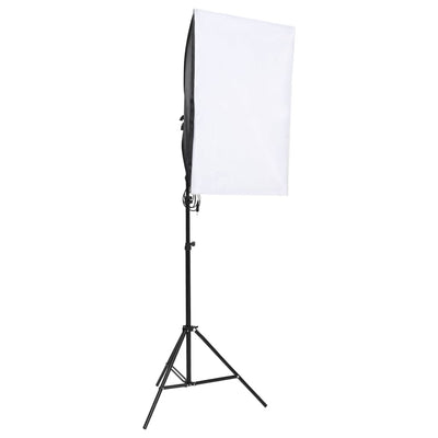 Fotostudio-Set mit Beleuchtung und Reflektor