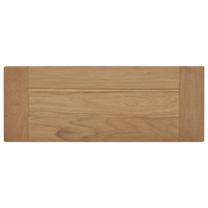 Bank 80 cm Massivholz Teak