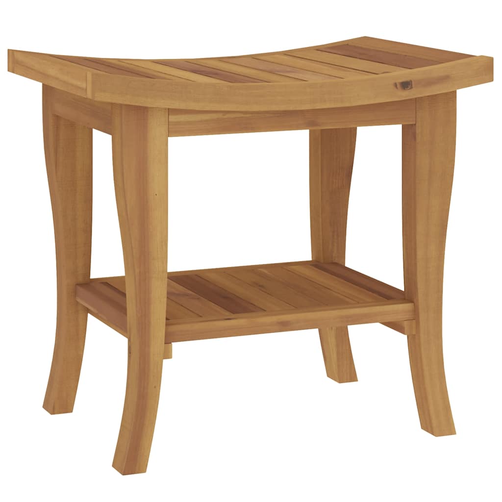 Badezimmer-Beistelltisch 50x35x45 cm Massivholz Teak