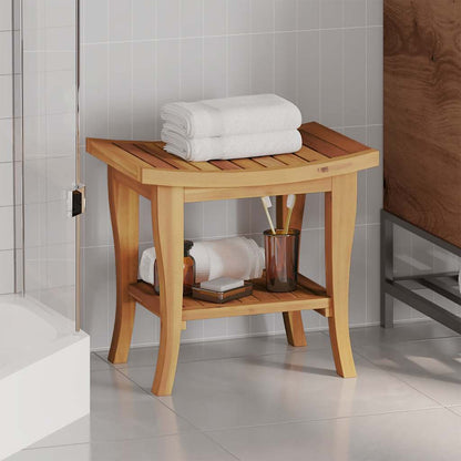 Badezimmer-Beistelltisch 50x35x45 cm Massivholz Teak