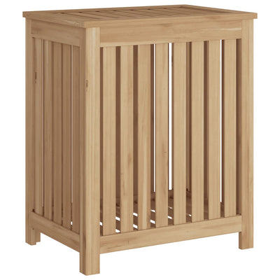 Wäschebehälter 50x35x60 cm Massivholz Teak