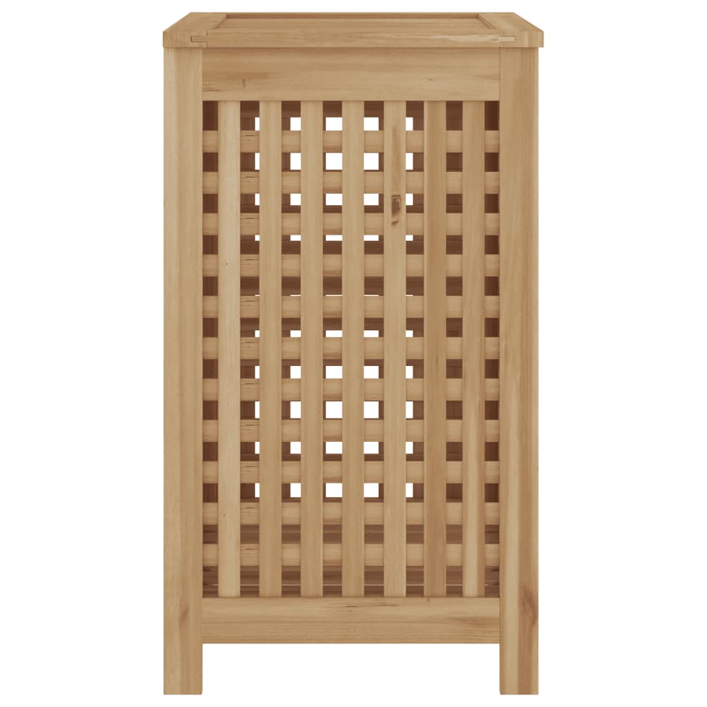 Wäschebehälter 50x35x60 cm Massivholz Teak