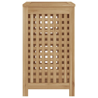 Wäschebehälter 50x35x60 cm Massivholz Teak