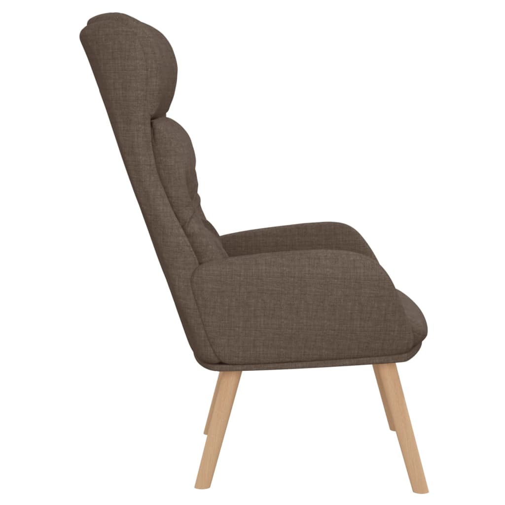 Relaxsessel Taupe Stoff