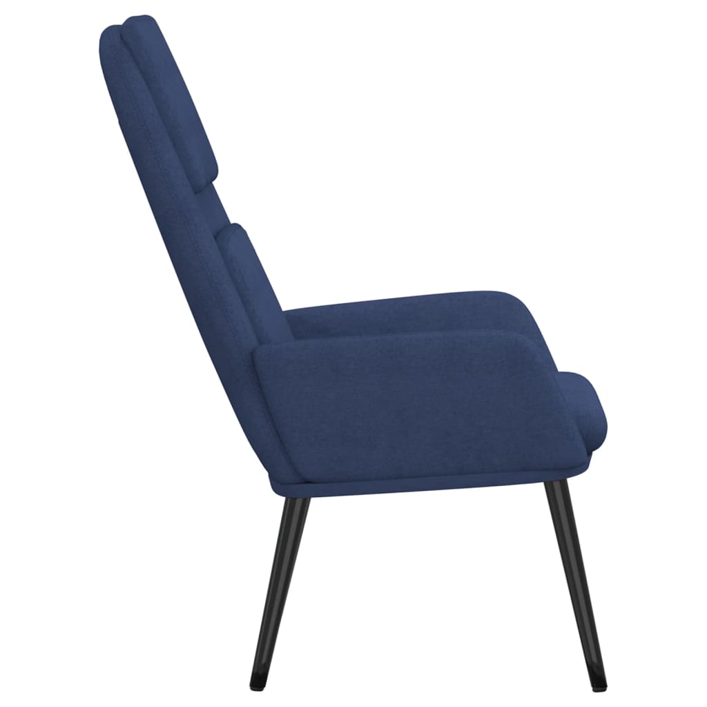 Relaxsessel Blau Stoff