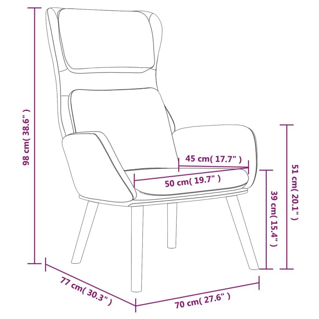 Relaxsessel Braun Samt