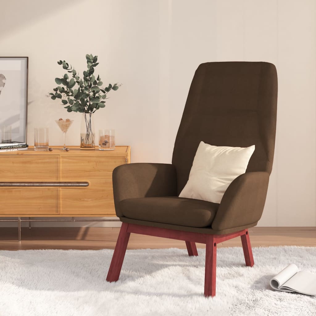 Relaxsessel Braun Stoff