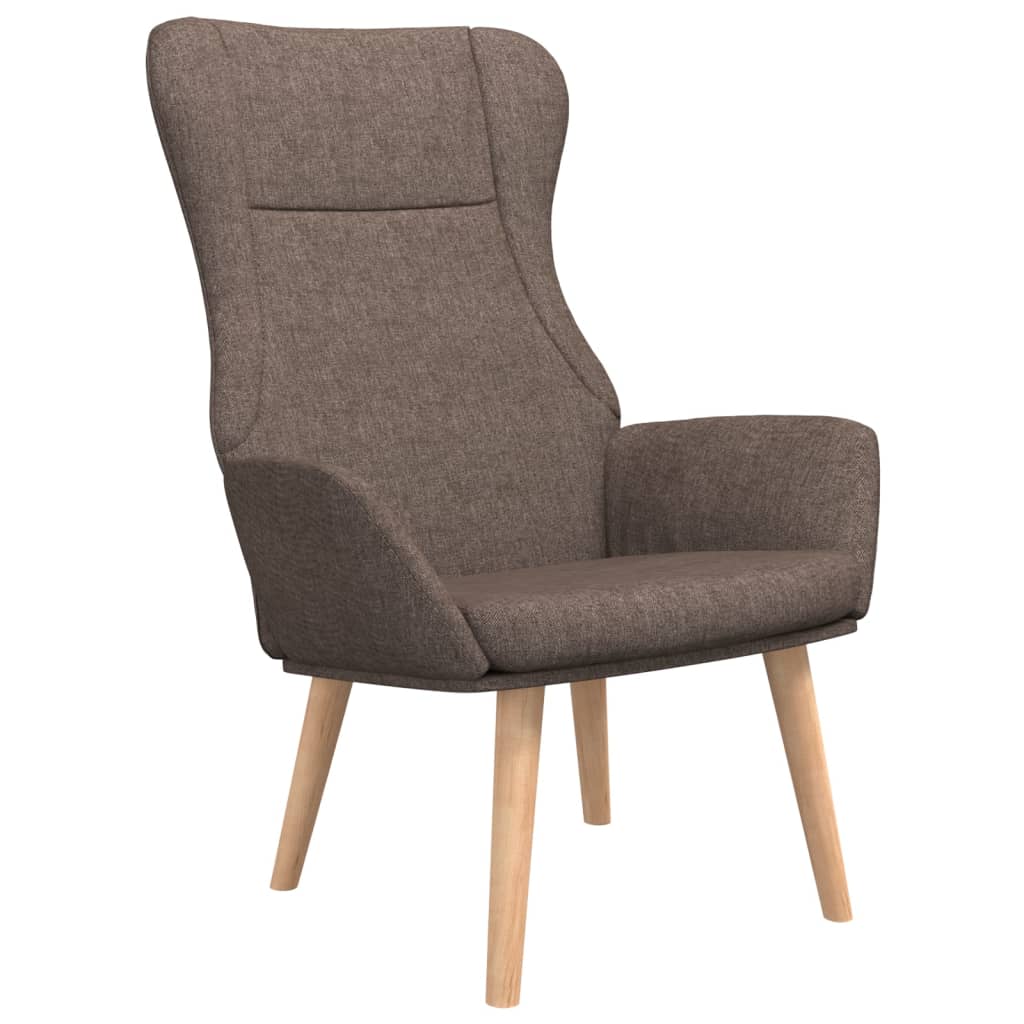 Relaxsessel Taupe Stoff