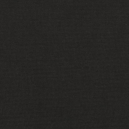 Fußhocker Schwarz 45x29,5x35 cm Stoff und Kunstleder