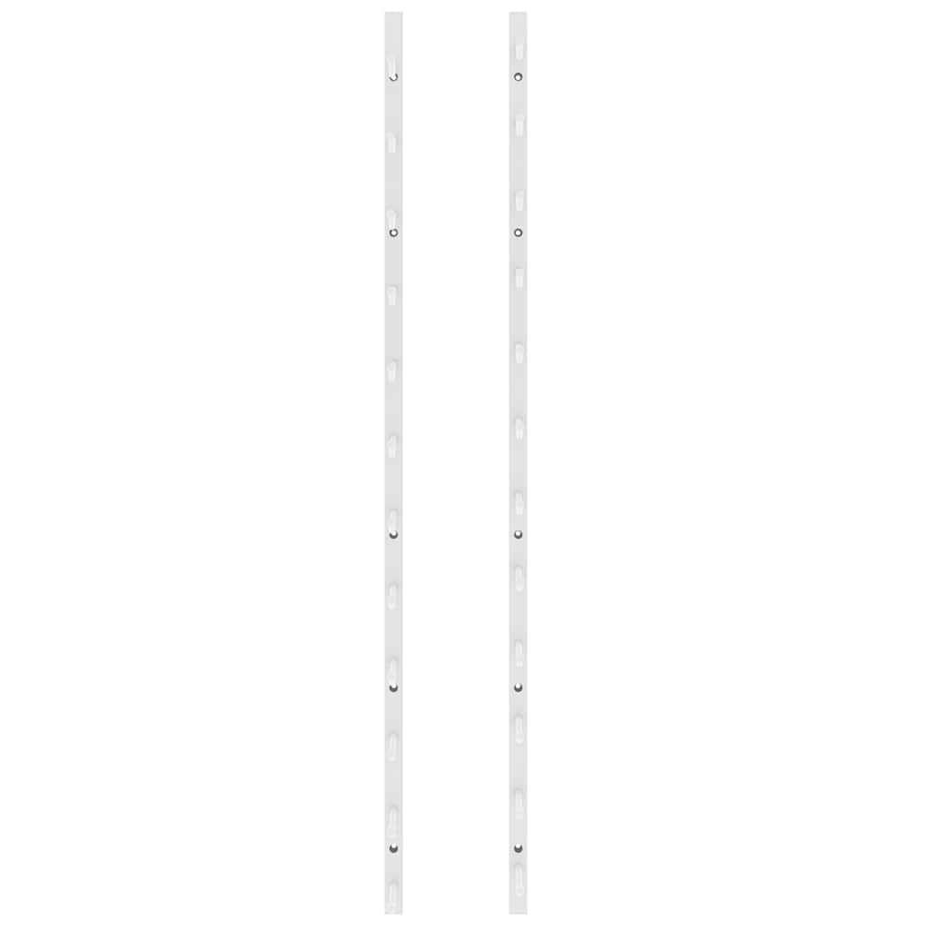 Wand-Weinregal für 12 Flaschen Weiß Eisen