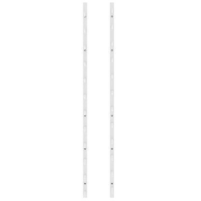 Wand-Weinregal für 12 Flaschen Weiß Eisen