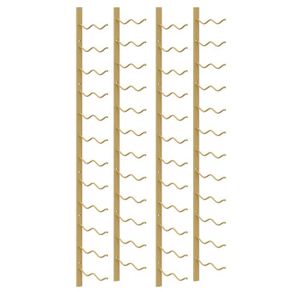 Wand-Weinregal für 24 Flaschen 2 Stk. Golden Eisen