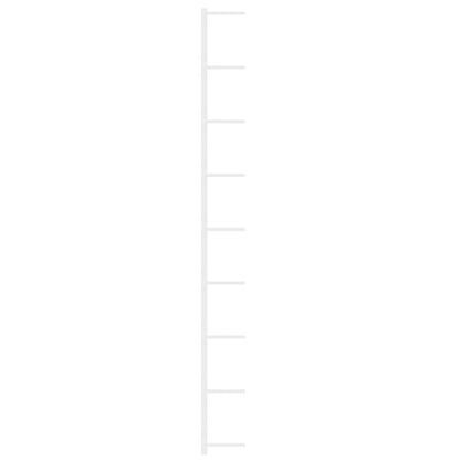 Wand-Weinregal für 9 Flaschen Weiß Eisen