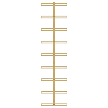 Wand-Weinregale für 9 Flaschen 2 Stk. Golden Eisen