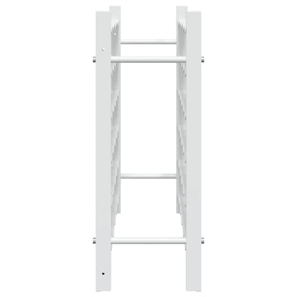 Weinregal für 36 Flaschen Weiß Metall