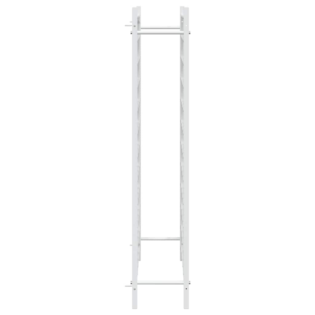 Weinregal für 72 Flaschen Weiß Metall