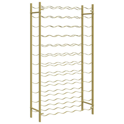 Weinregal für 72 Flaschen Golden Metall