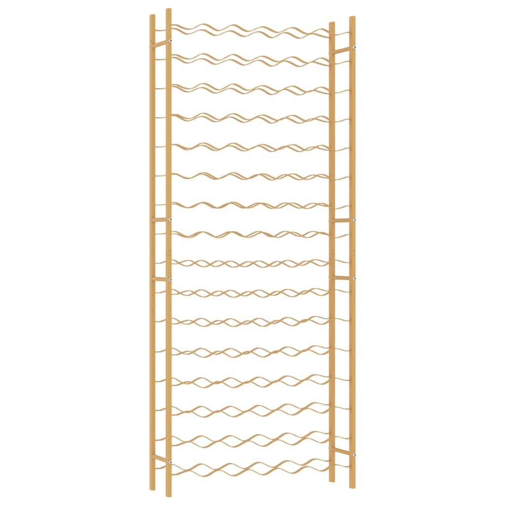 Weinregal für 96 Flaschen Golden Metall