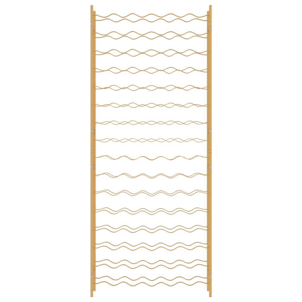 Weinregal für 96 Flaschen Golden Metall