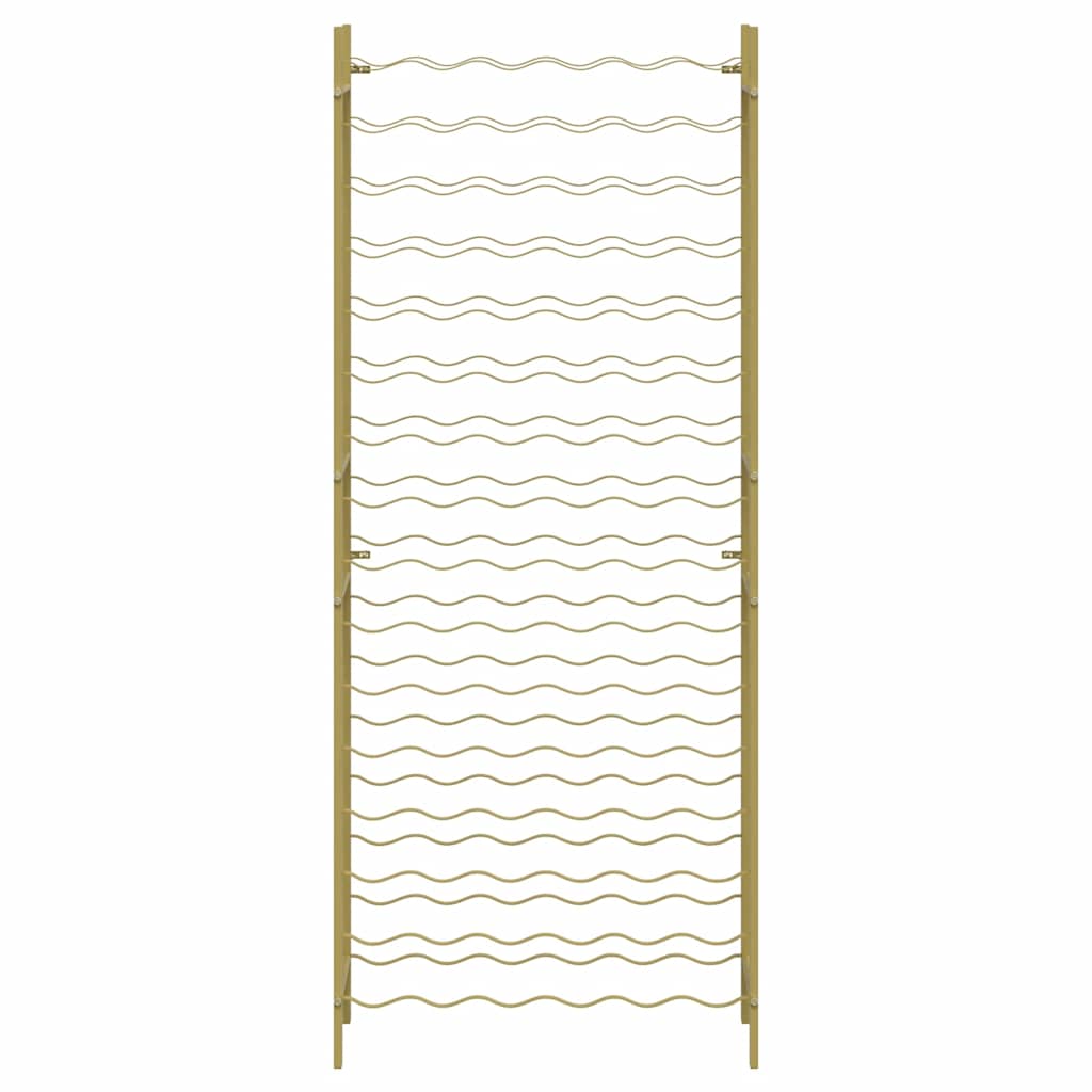 Weinregal für 96 Flaschen Golden Metall