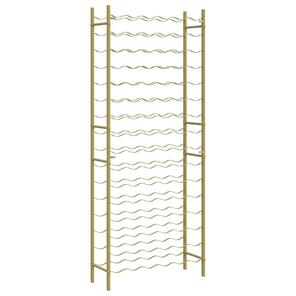 Weinregal für 96 Flaschen Golden Metall