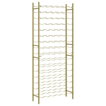 Weinregal für 96 Flaschen Golden Metall