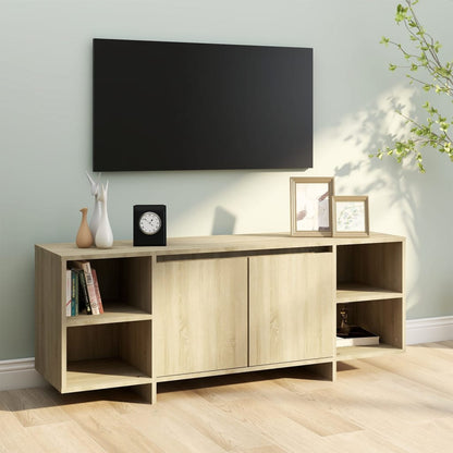 TV-Schrank Sonoma-Eiche 130x35x50 cm Holzwerkstoff