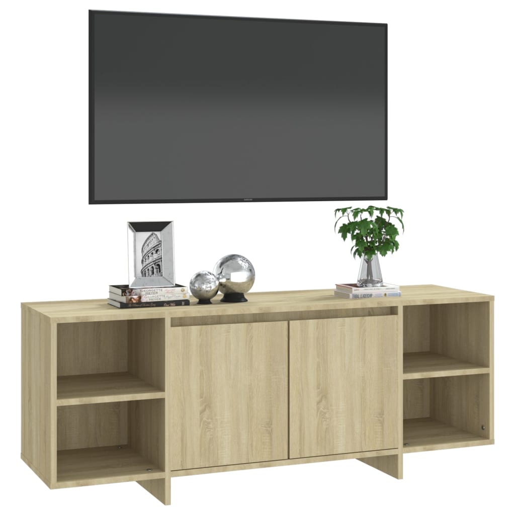 TV-Schrank Sonoma-Eiche 130x35x50 cm Holzwerkstoff