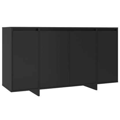 Sideboard Schwarz 135x41x75 cm Holzwerkstoff