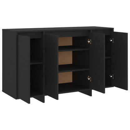 Sideboard Schwarz 120x41x75 cm Holzwerkstoff