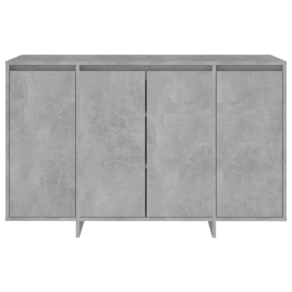 Sideboard Betongrau 120x41x75 cm Holzwerkstoff