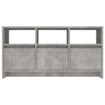 TV-Schrank Betongrau 102x37,5x52,5 cm Holzwerkstoff