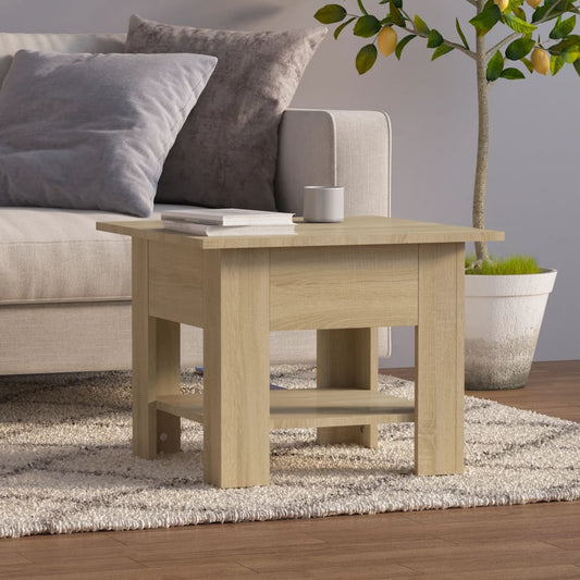 Couchtisch Sonoma-Eiche 55x55x42 cm Holzwerkstoff