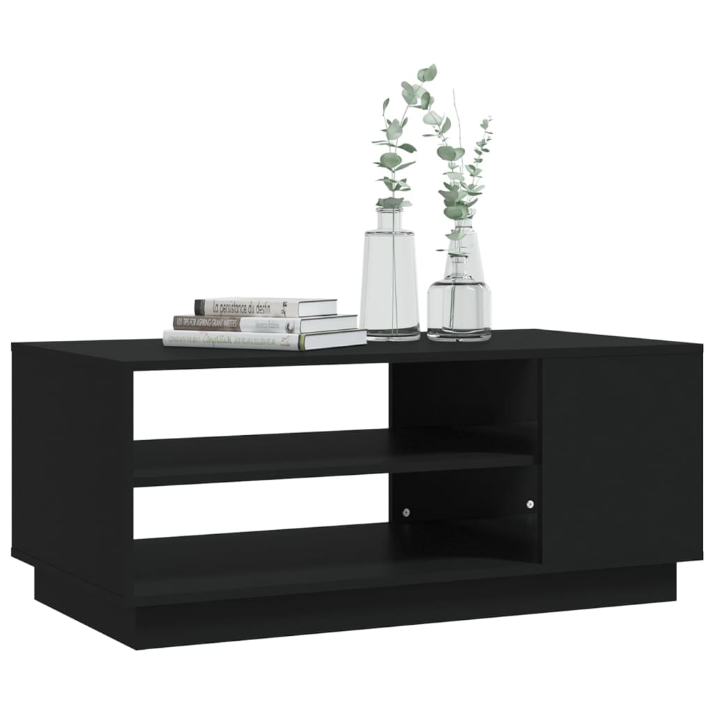 Couchtisch Schwarz 102x55x43 cm Holzwerkstoff