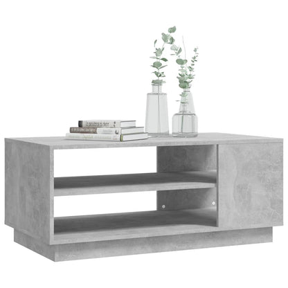 Couchtisch Betongrau 102x55x43 cm Holzwerkstoff