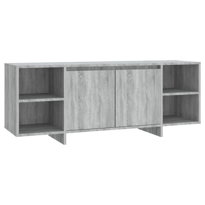 TV-Schrank Grau Sonoma 130x35x50 cm Holzwerkstoff