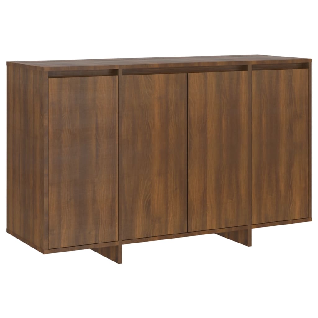 Sideboard Braun Eichen-Optik 120x41x75 cm Holzwerkstoff