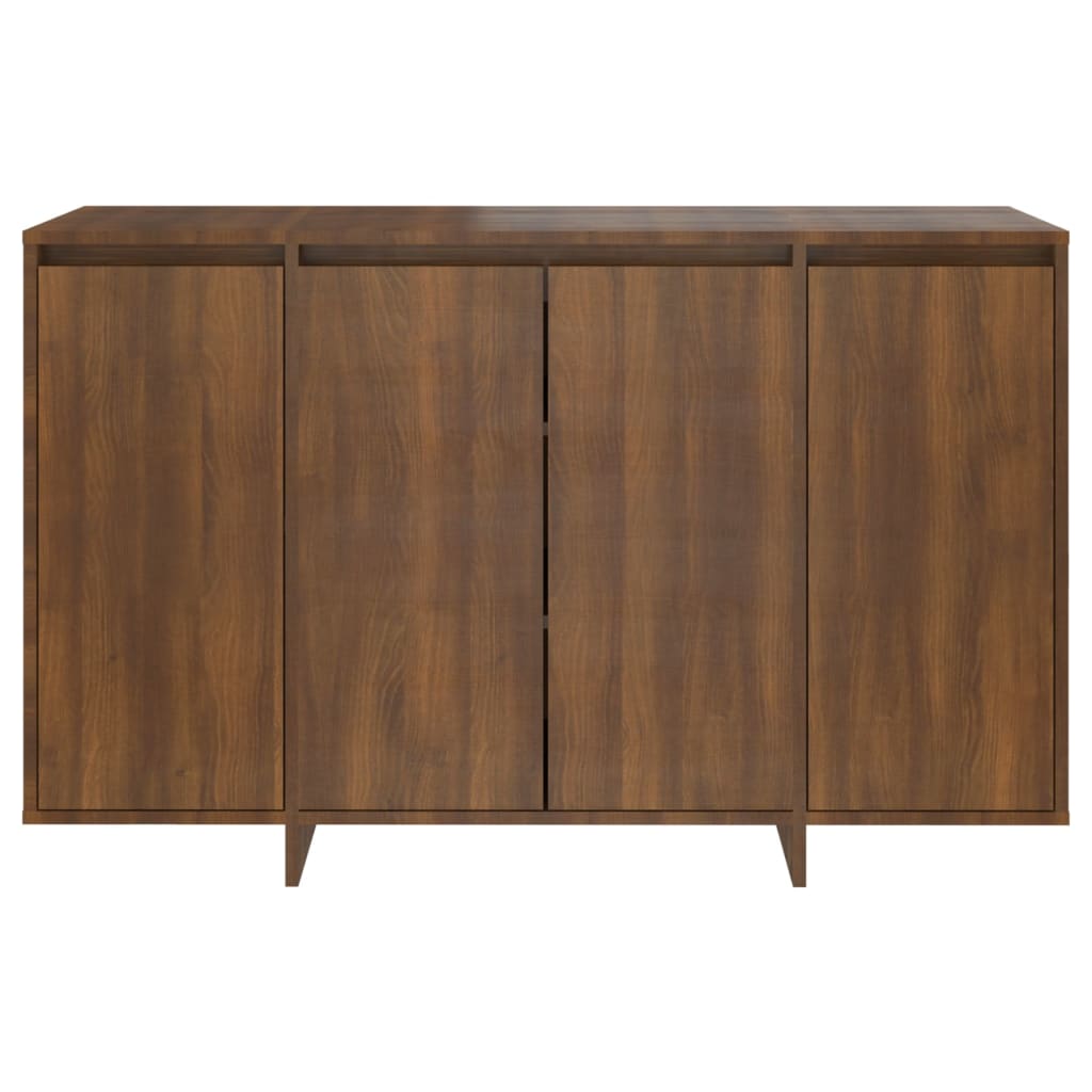 Sideboard Braun Eichen-Optik 120x41x75 cm Holzwerkstoff