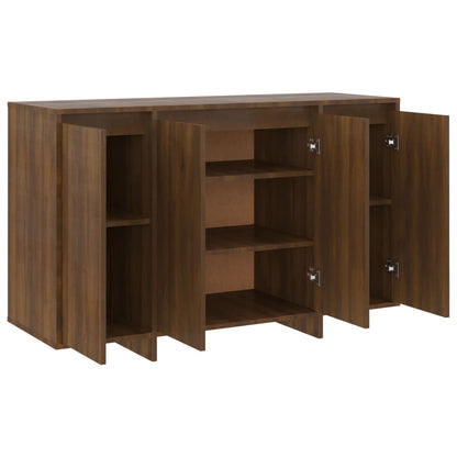 Sideboard Braun Eichen-Optik 120x41x75 cm Holzwerkstoff