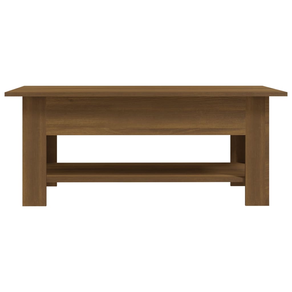 Couchtisch Braun Eichen-Optik 102x55x42 cm Holzwerkstoff