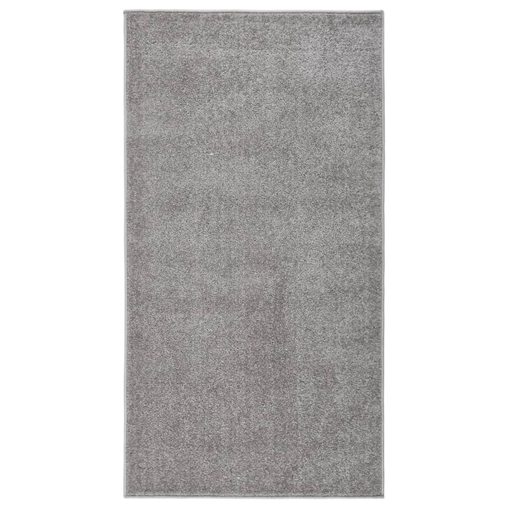 Tappeto a pelo corto 80x150 cm grigio
