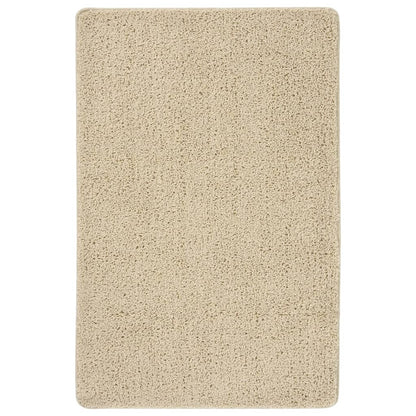 Shaggy-Teppich Creme 200x290 cm Rutschfest