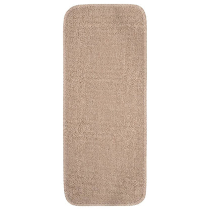 Antirutsch Stufenmatten 15 Stk. 60x25 cm Beige Rechteckig