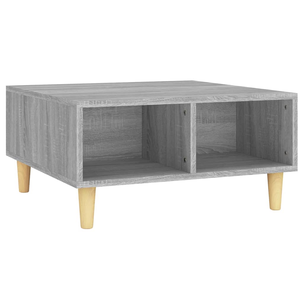 Couchtisch Grau Sonoma 60x60x30 cm Holzwerkstoff