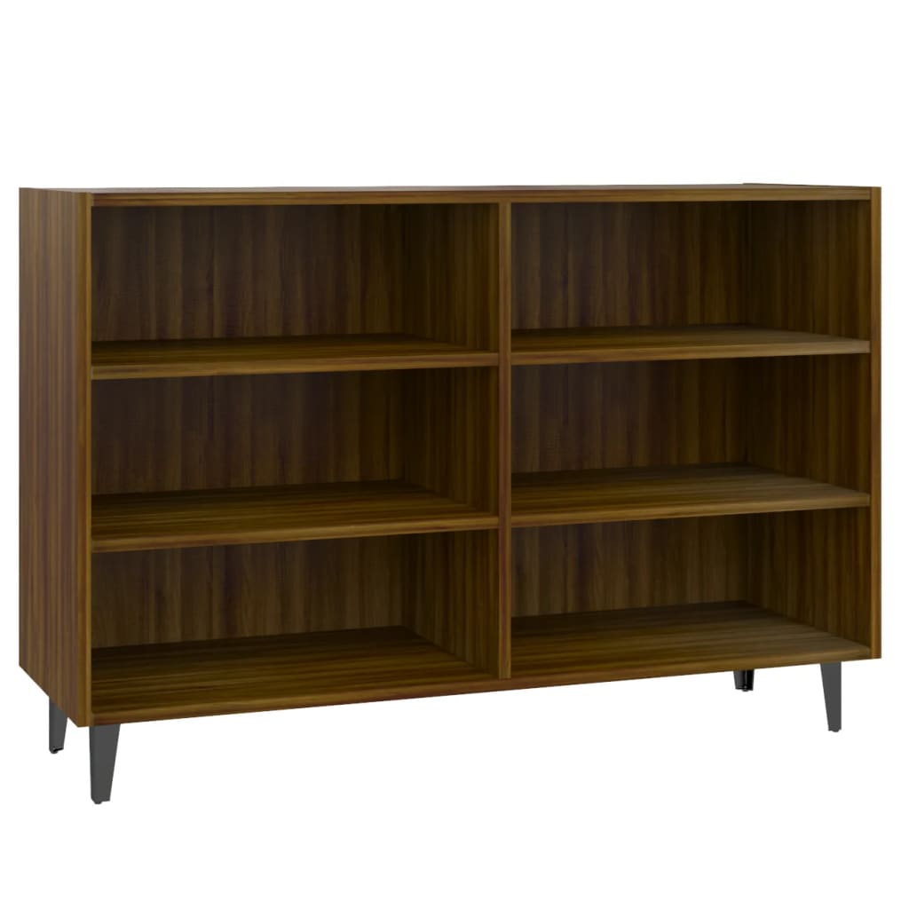 Sideboard Braun Eichen-Optik 103,5x35x70 cm Holzwerkstoff