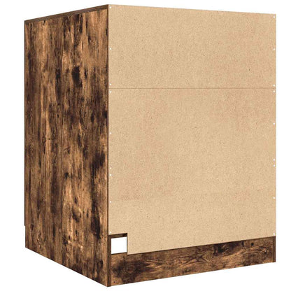 Waschmaschinenschrank Räuchereiche 71x71,5x91,5 cm