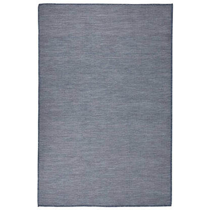 Outdoor-Teppich Flachgewebe 120x170 cm Blau