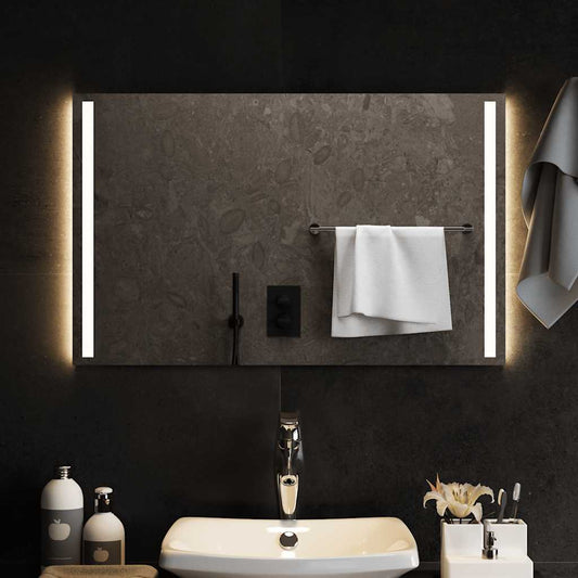 Specchio da bagno a LED 80x50 cm