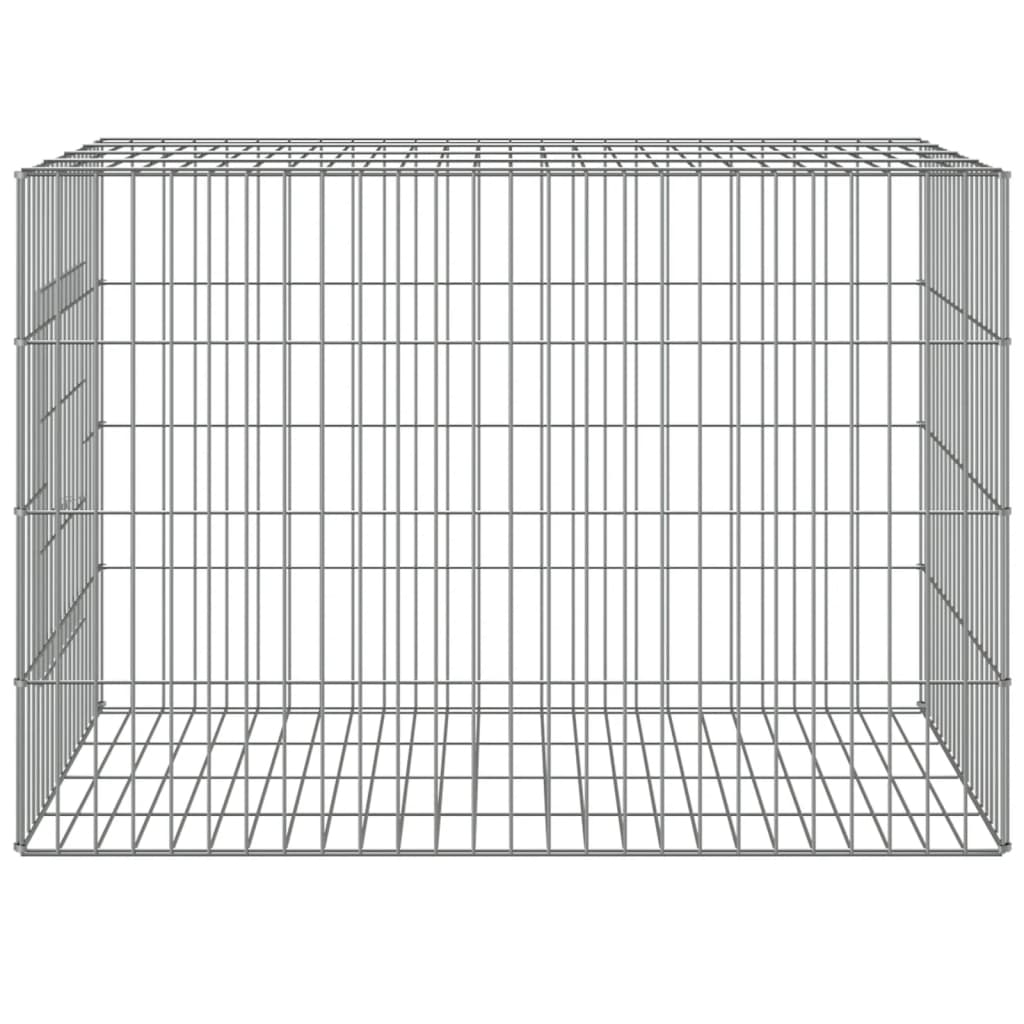 Kaninchenkäfig 78x54x54 cm Verzinktes Eisen