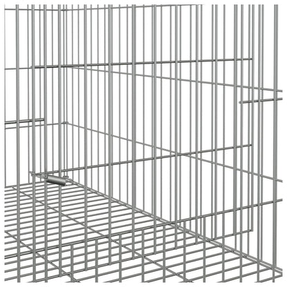 Kaninchenkäfig 78x54x54 cm Verzinktes Eisen